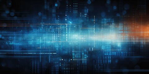 Obraz premium abstract blue background with lines