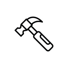 hammer icon design, illustration design