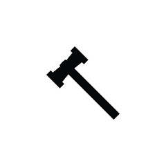 hammer icon design, illustration design
