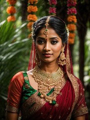 Bangladeshi Bridal Beauty - A Radiant Celebration of Culture and Nature