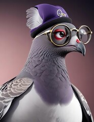 Prestige in Plumage - The Intellectual Elegance of Percy the Pigeon