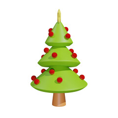 Cute 3d Christmas Tree