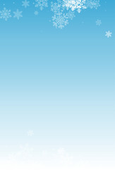 Fototapeta na wymiar Gray Snow Vector Blue Background. Holiday Silver
