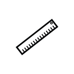 Fototapeta premium ruler logo icon