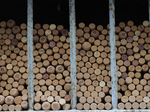 Many wine cork in trogir croatia