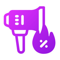 Megaphone Gradient Icon