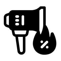 Megaphone Glyph Icon