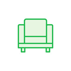 Sofa icon set. sofa icon illustration