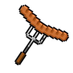pixel sausage