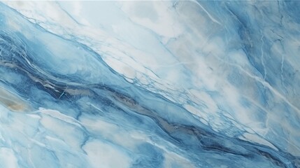 Obraz premium Blue marbled stone texture wallpaper with ample copy space 