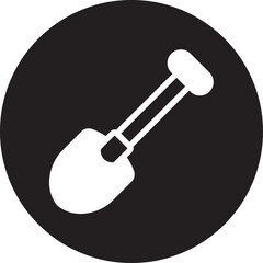 shovel glyph icon