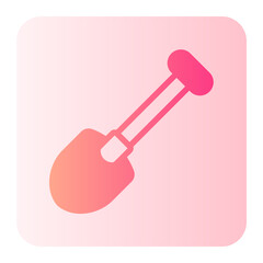 shovel gradient icon