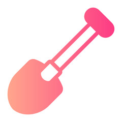 shovel gradient icon