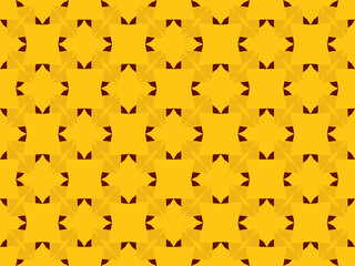 pattern with yellow flowers