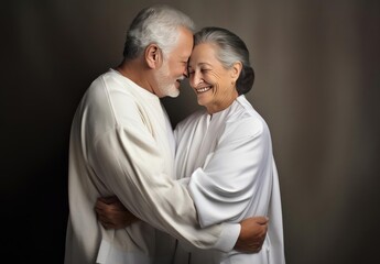 Elderly married couple