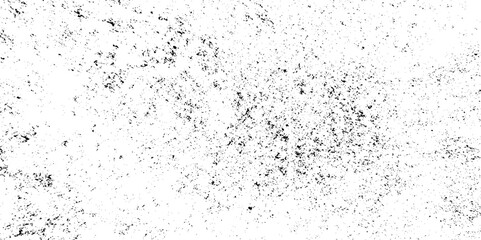 Dust overlay distress grungy effect paint. Black and white grunge seamless texture. Dust and scratches grain texture on white and black background.