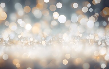 blurred lights and luxury dreamy bokeh background