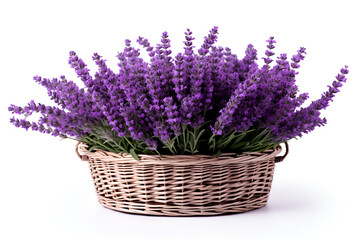 lavender in a basket