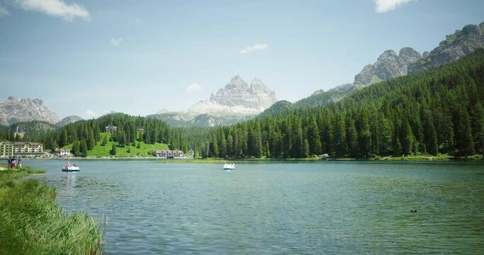 Lago Di Misurina and the Tre Cime Di Lavaredo, Dolomites, Italy