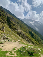 Naklejka premium Sommet du col de Tricot dans les Alpes françaises