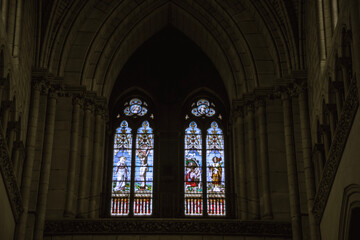 stained glass window