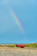 rainbow over the sea