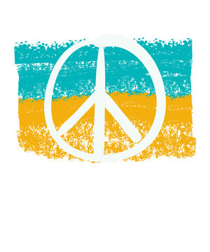 Peace Logo - handgezeichnet