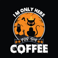 Halloween coffee t shirt