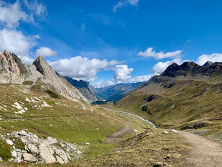 Panorama depuis le col de la Seigne