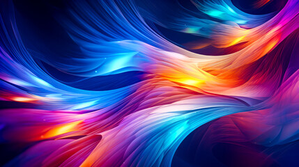 Fototapeta premium Abstrakter Hintergrund von einem Universum. Generiert mit KI