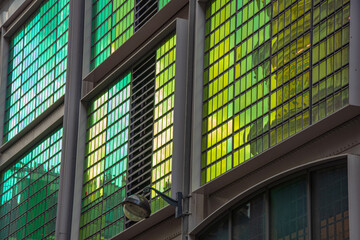 windows of an building