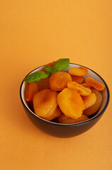 Dry Apricot, Dried Apricots, Healthy Orange Fruits Group, Sweet Organic Dessert Snack, Healthy Diet Food