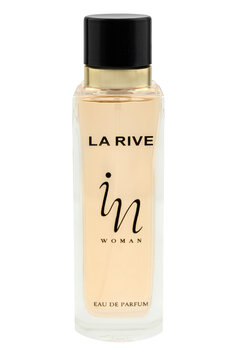 La Rive Eau de Parfum In Woman isolated on white background