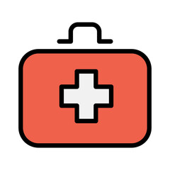 First aid kit icon