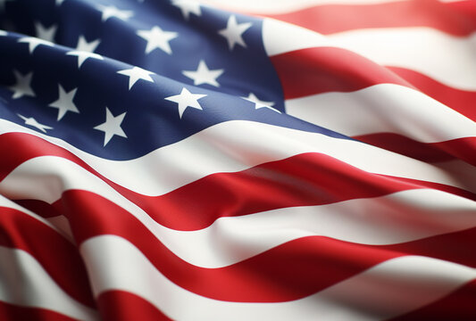 Flag of the united states of america, American Flag Close Up, American flag background
