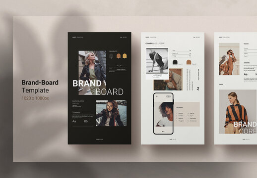 Brand And Mood Board Presentation Design Template