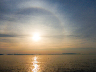 大阪湾　夕暮れの環天頂アーク © masaaki  shihara