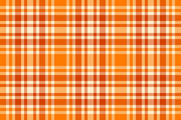 Texture seamless background of fabric check textile with a plaid vector pattern tartan.