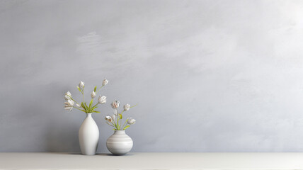 Fototapeta na wymiar Beautiful concrete backdrop for design and product presentation.
