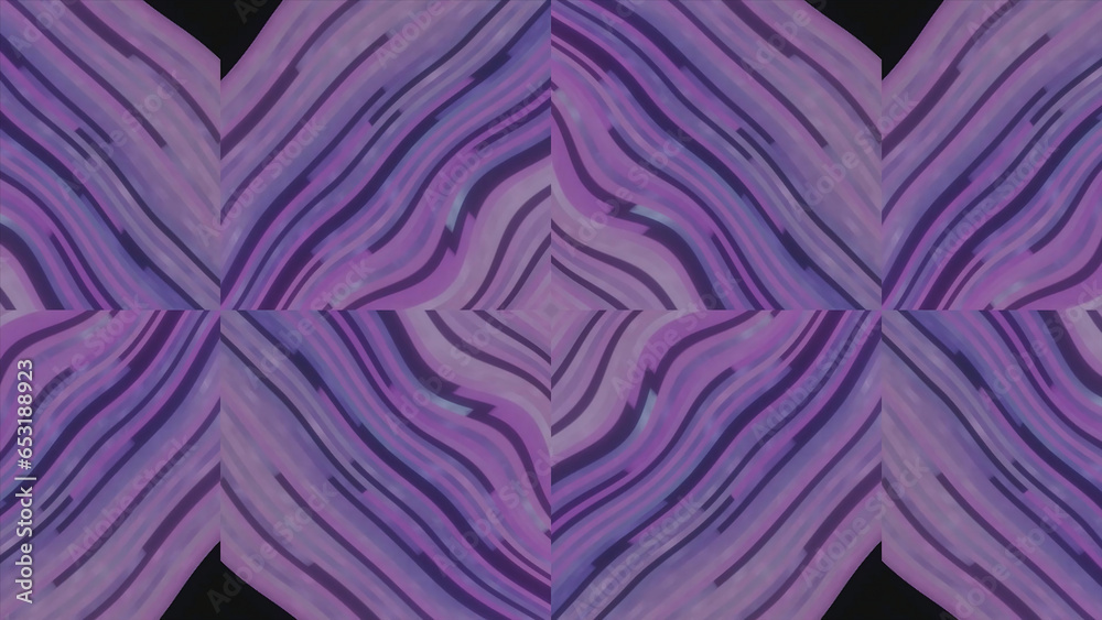 Poster flashing bright pattern with shapes. motion. psychedelic bright pattern flashes with geometric shape