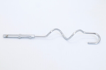 Obraz premium A stirrer or whisk is a cooking tool that functions to mix dough ingredients perfectly, isolated on white