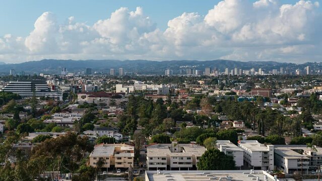 Los Angeles Century City and Westwood 50mm from Culver City Time Lapse California USA