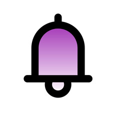Purple Bell icon 