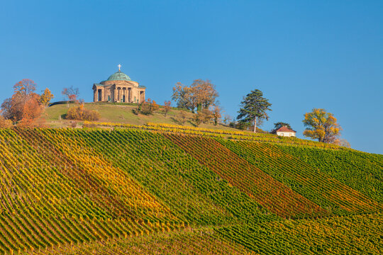 Sepulcher (Sepulchral) Chapel on Wurttembereg Hill, near Rotenberg, Stuttgart-Uhlbach, Baden-Wurttemberg
