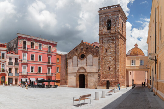 Santa Chiara d'Assisi Cathedral, Iglesias, Sardinia, Italy, Mediterranean