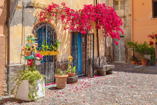 Old town of Bosa, Oristano district, Sardinia, Italy, Mediterranean
