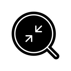 Button directions shrink Icon Outline Arrow