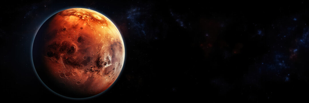 Jupiters moon Io landing snapshot background with empty space for text 