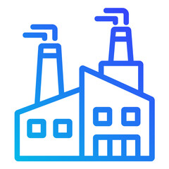 Obraz premium factory icon