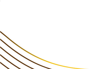 abstract golden line ornament